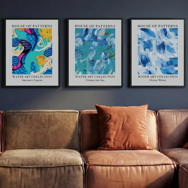 Abstract Aqua Flow
