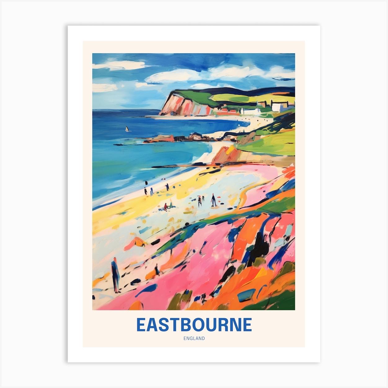 Eastbourne England 3 Uk Travel Poster