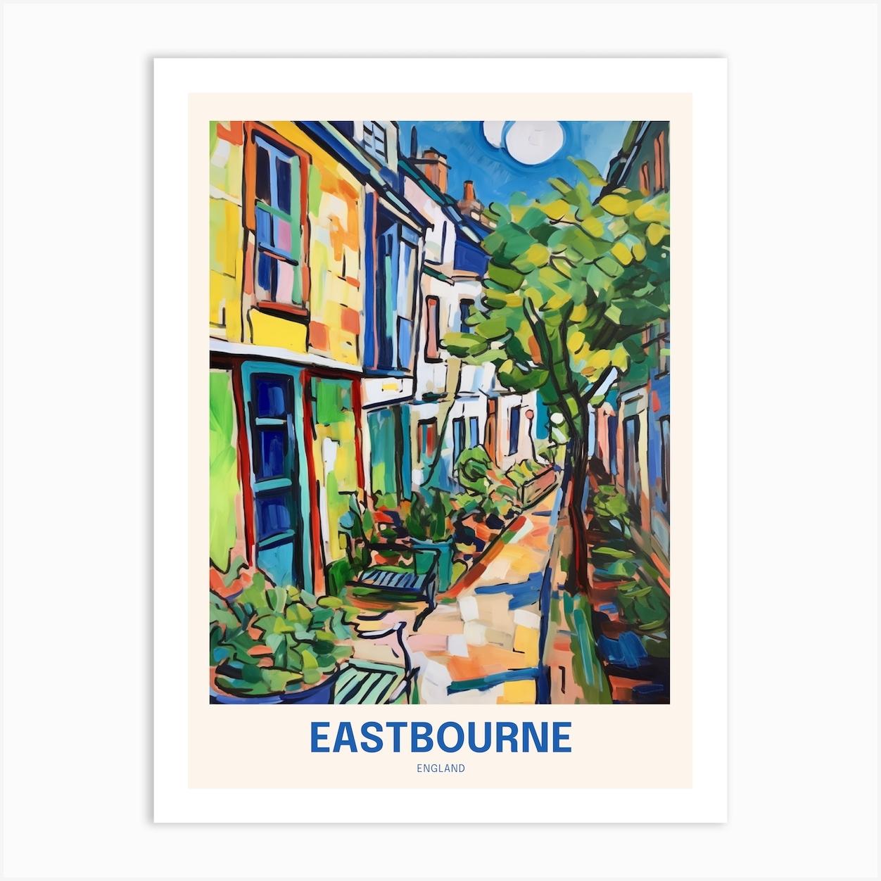 Eastbourne England 6 Uk Travel Poster