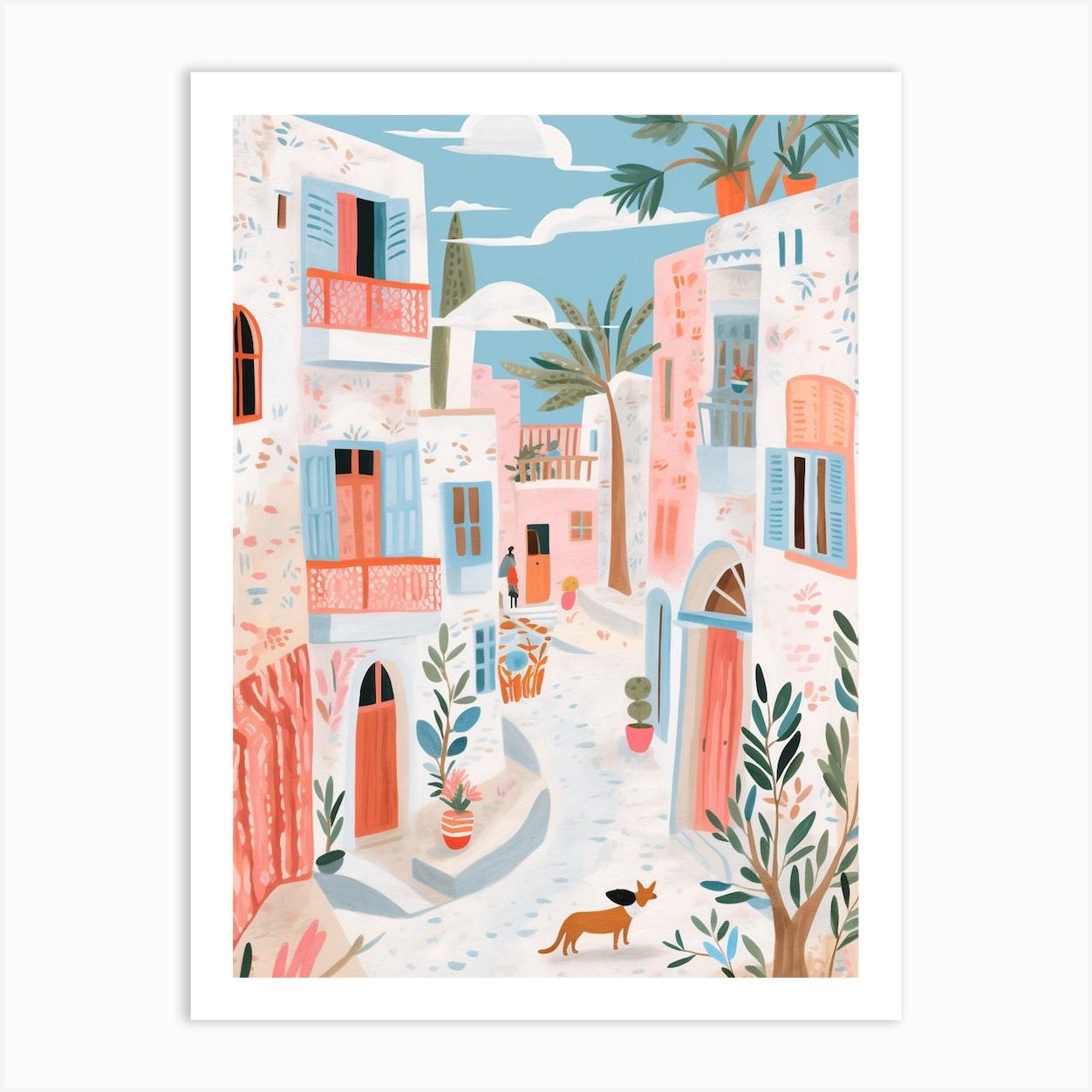 Djerba Tunisia 3 Illustration