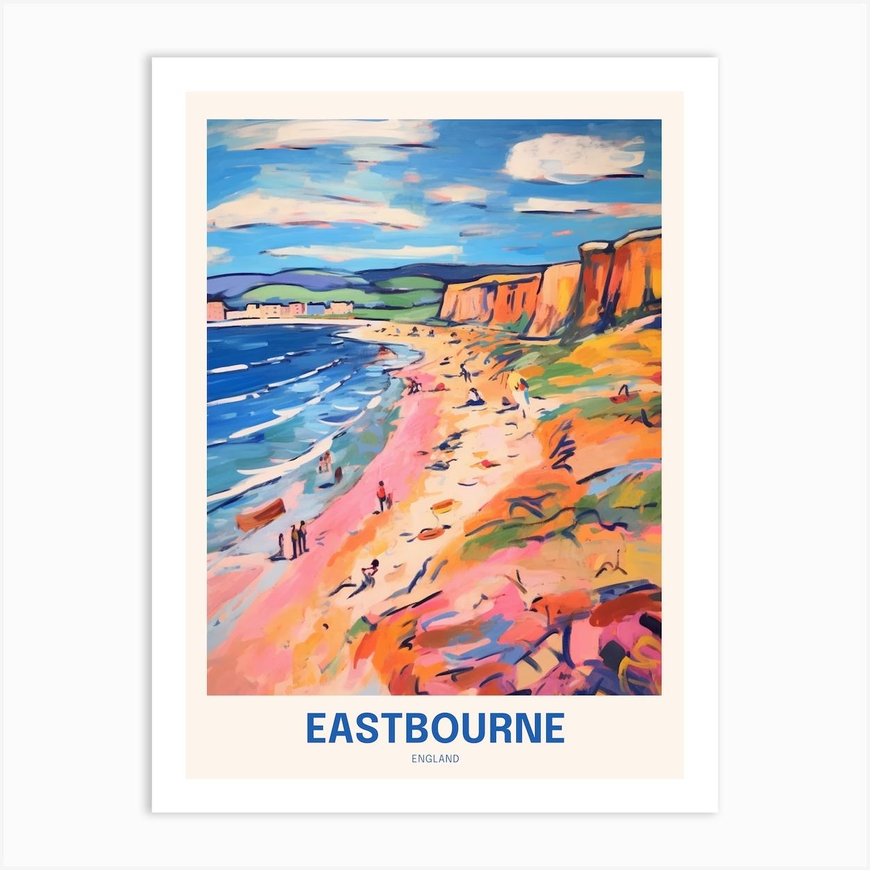 Eastbourne England 4 Uk Travel Poster