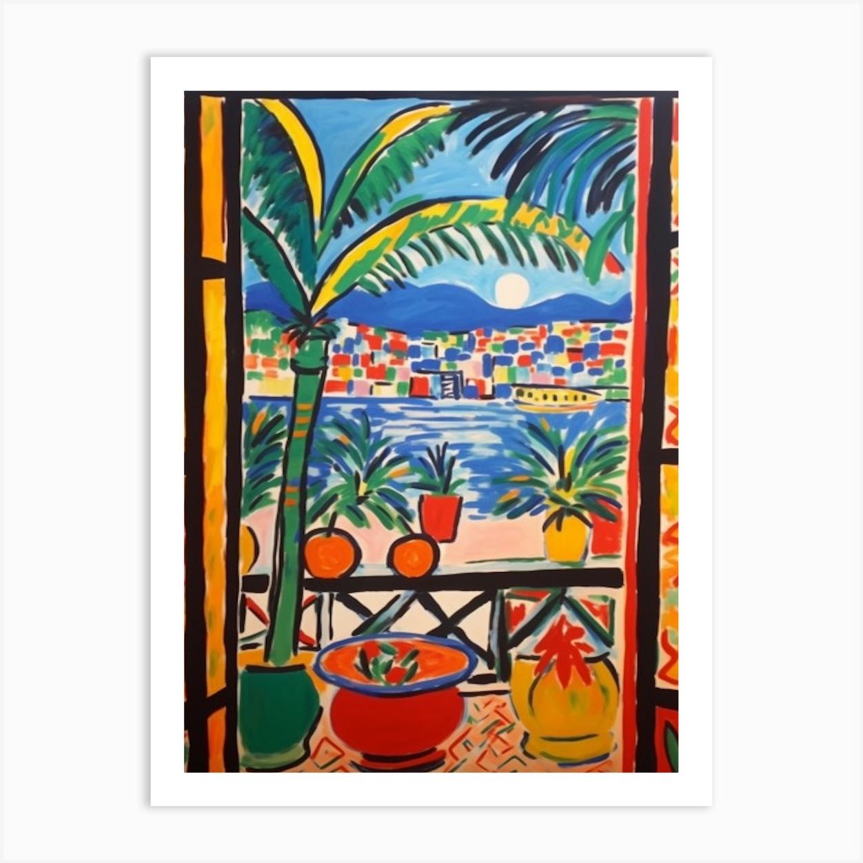 Window View Of Rio De Janeiro In The Style Of Fauvist 2