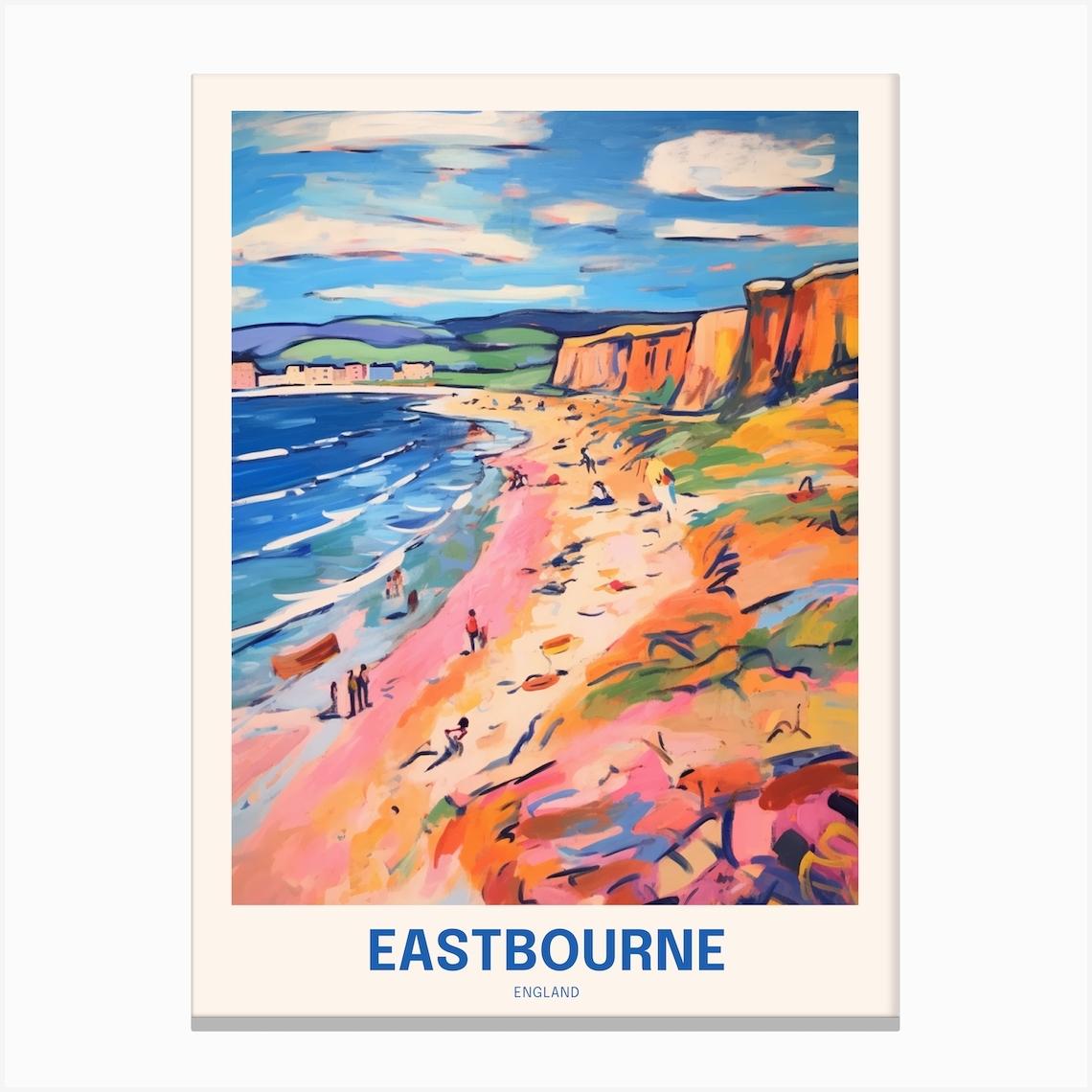 Eastbourne England 4 Uk Travel Poster
