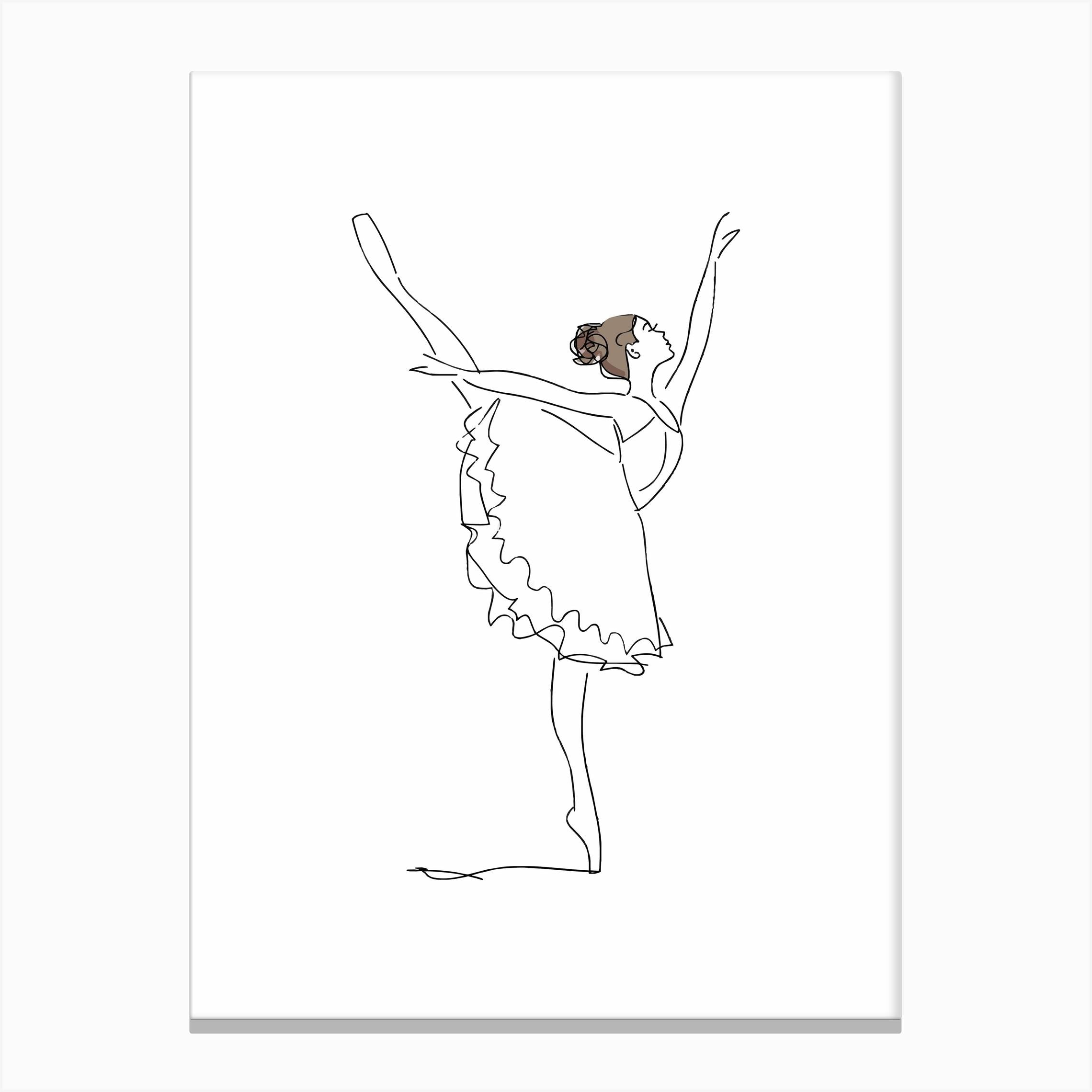 Ballet Line Art