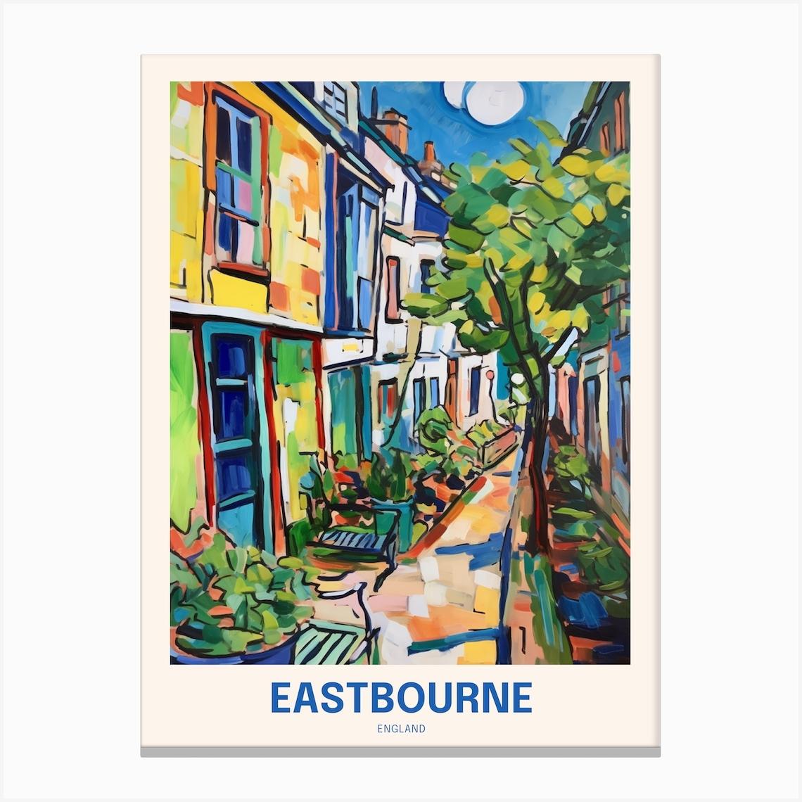 Eastbourne England 6 Uk Travel Poster