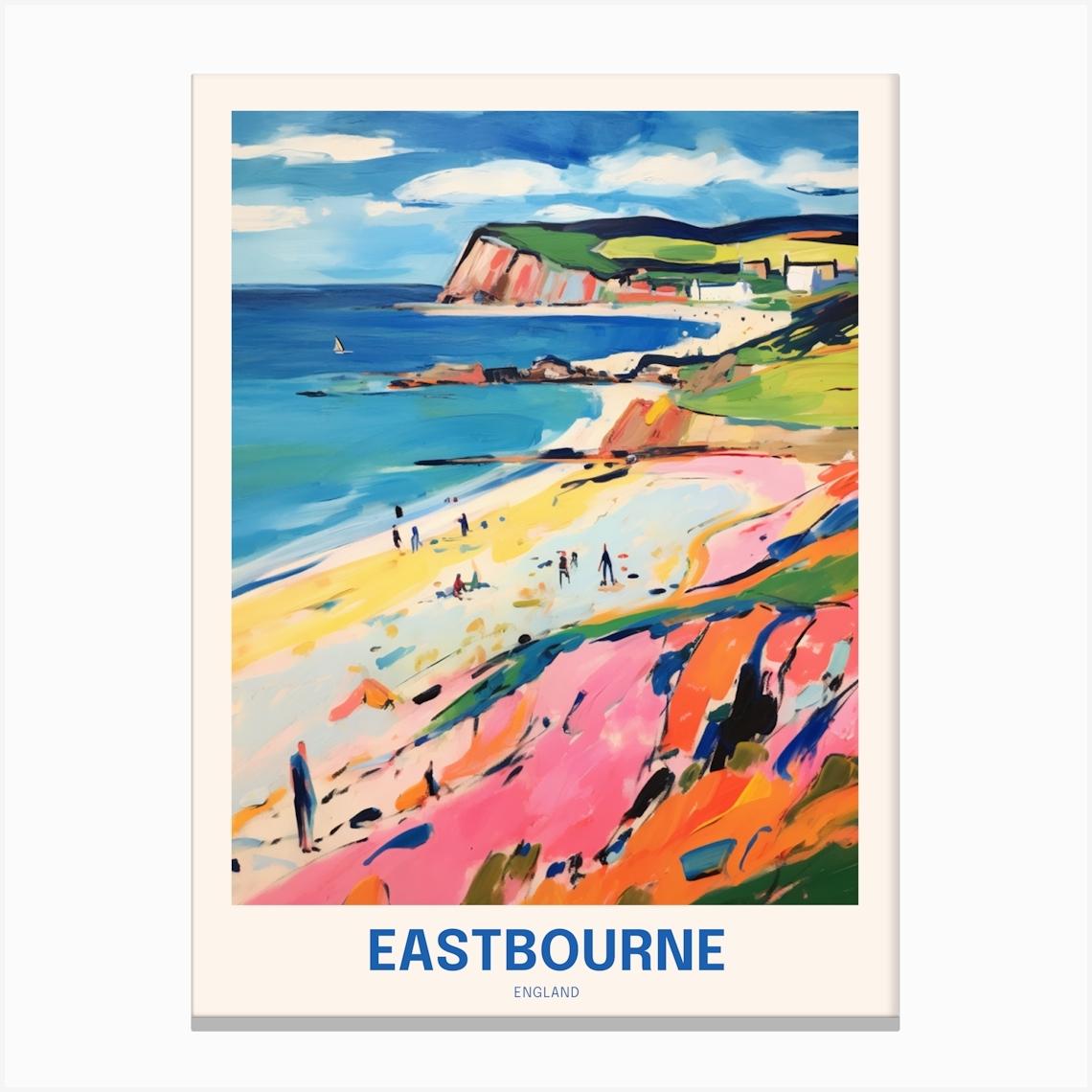 Eastbourne England 3 Uk Travel Poster
