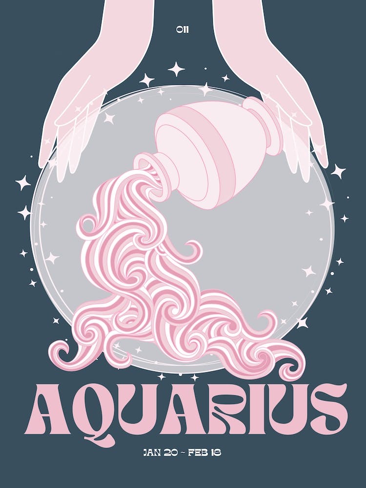 Navy Zodiac Aquarius