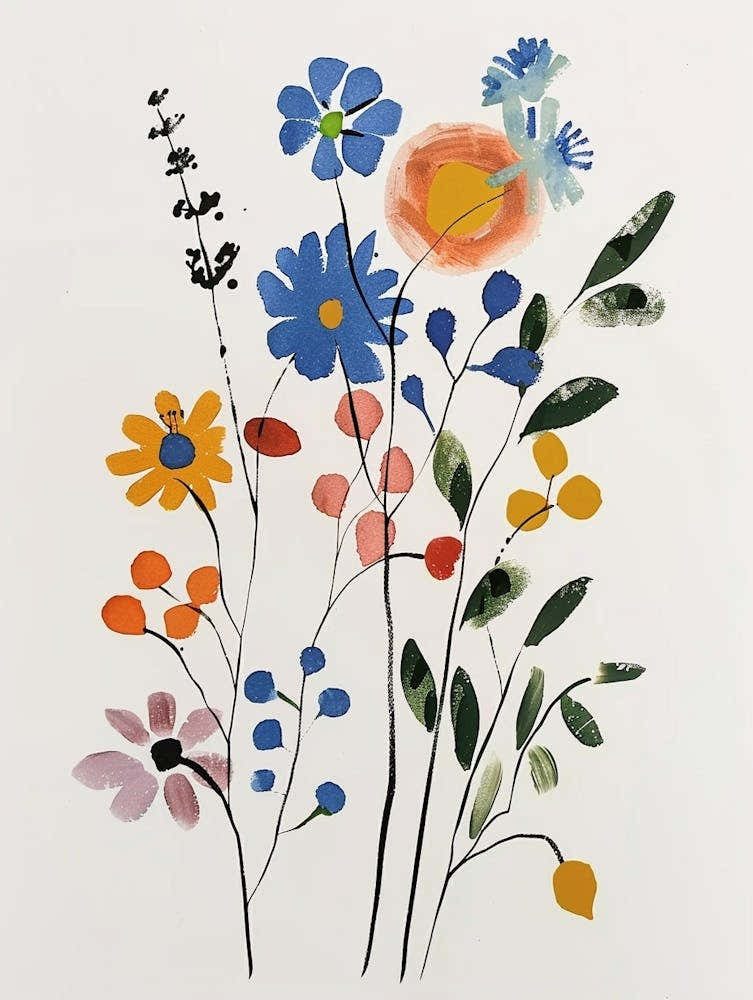 Painted Florals Gypsophila 7