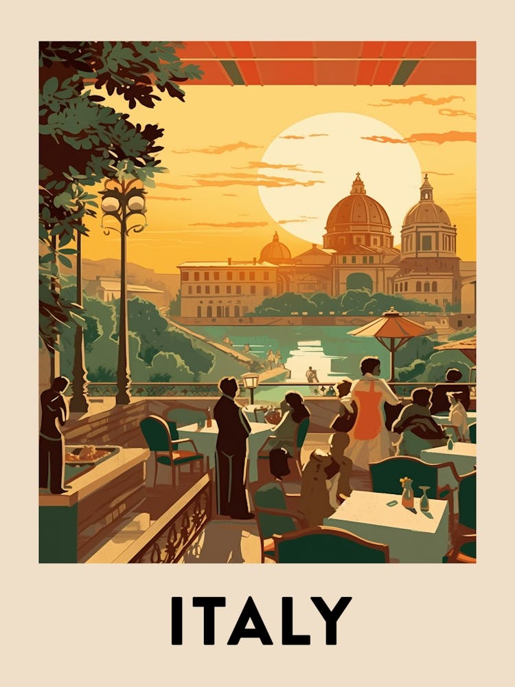 Vintage Travel Poster Italy 5