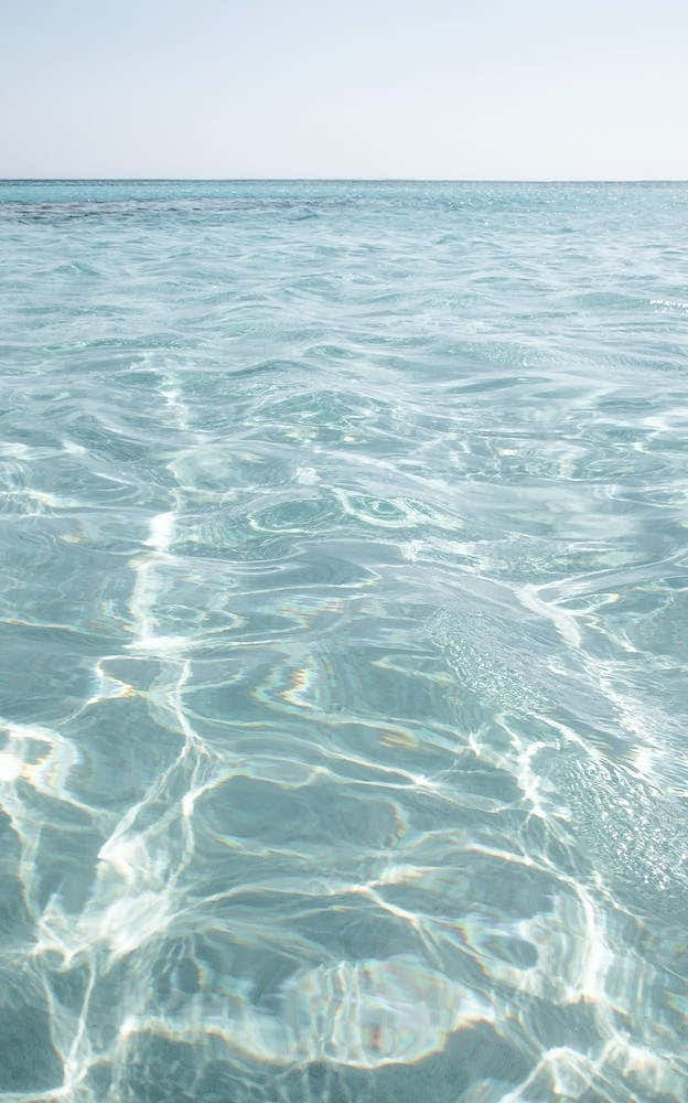 Clear Blue Sea Water