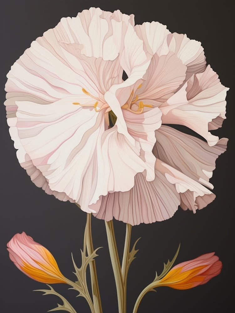 Flower Illustration Carnation Dianthus 5