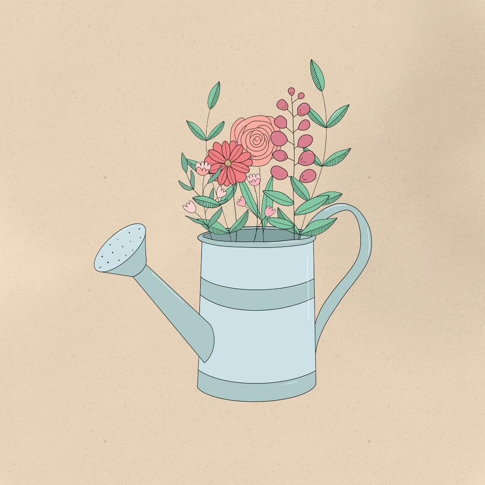 Water Me And Watch Me Grow Square