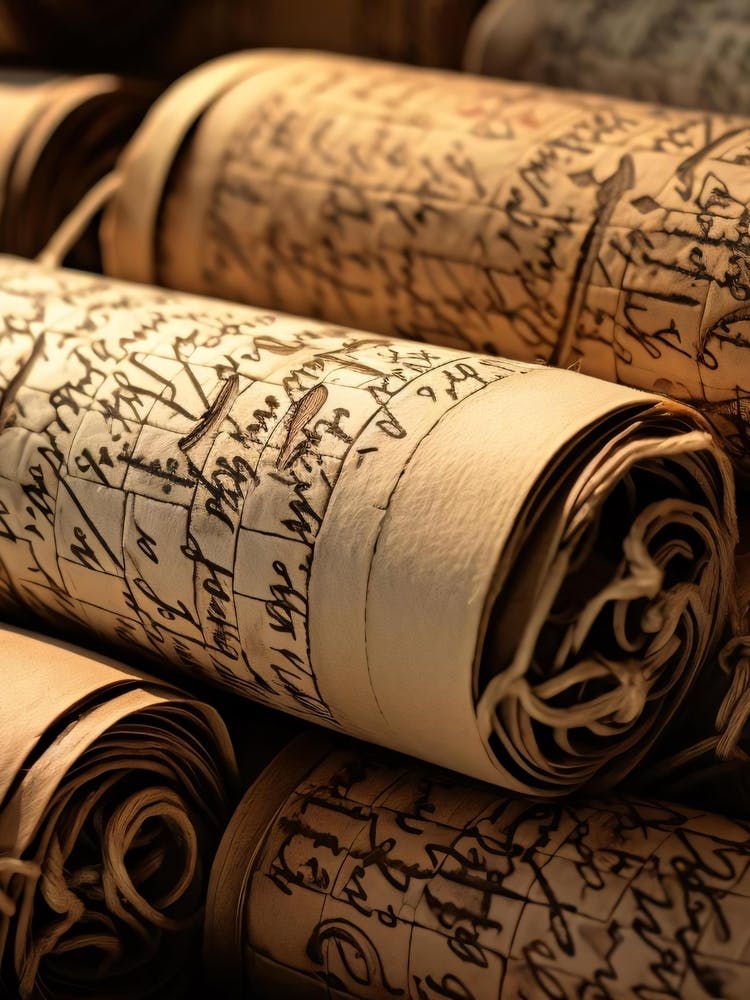 Scrolls Of Old Manuscripts