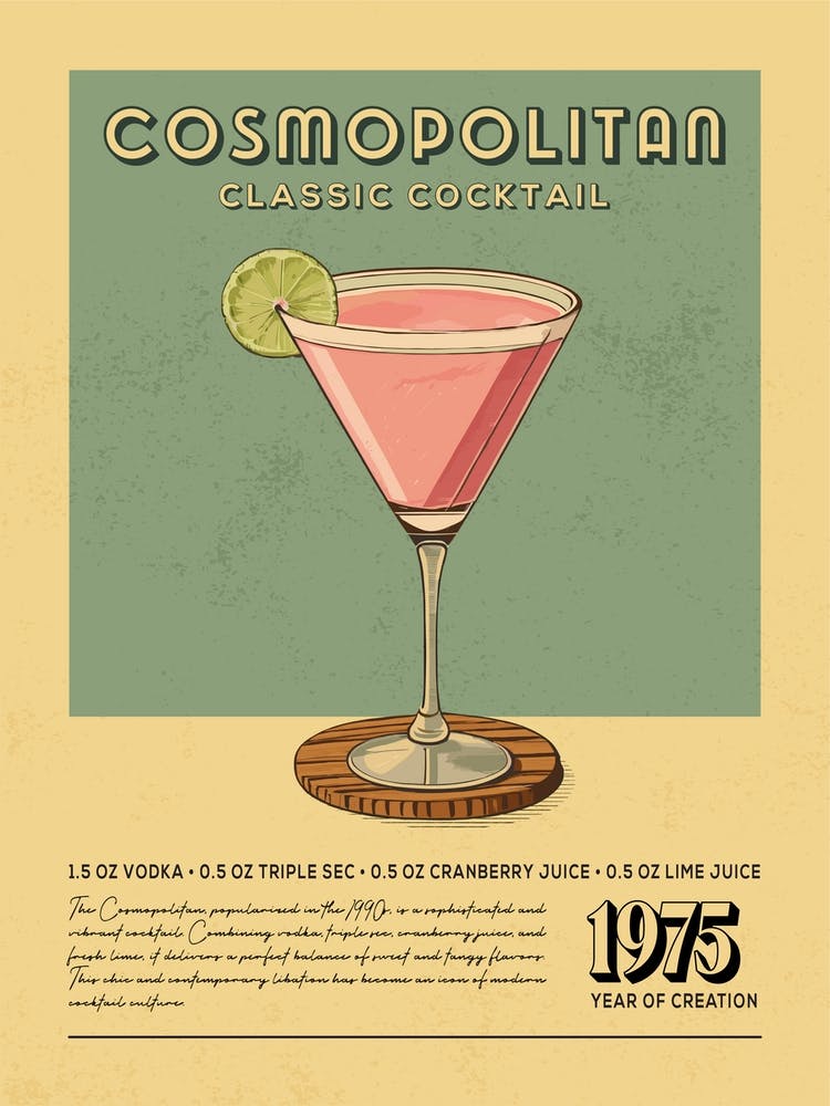 Cosmopolitan Classic Cocktail