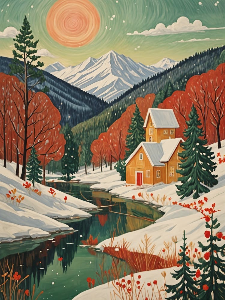 Winter In The Mountains