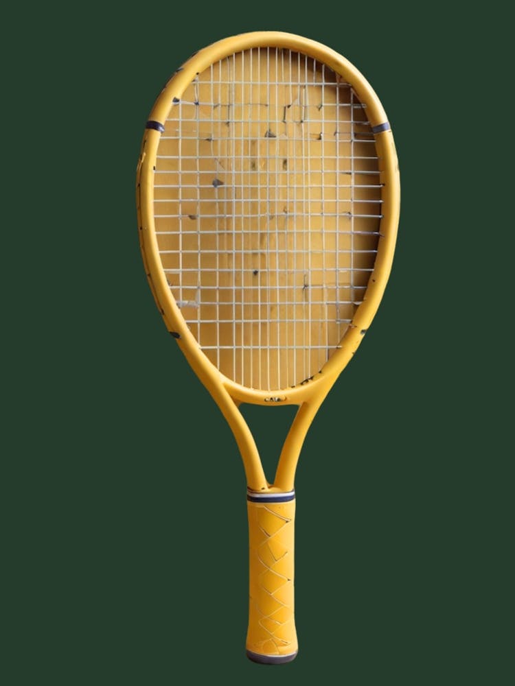 Yellow Tennis Racket