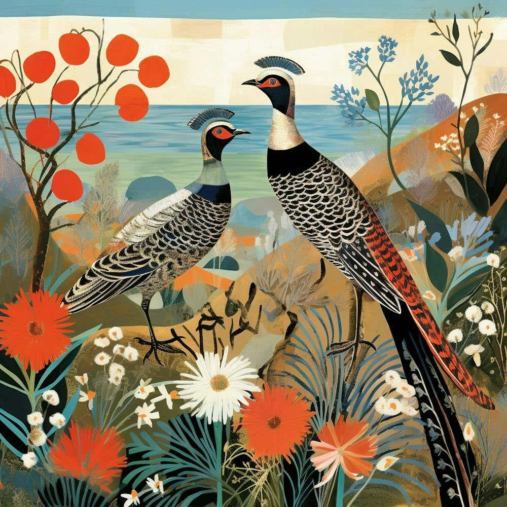 Bird In Nature Pheasant 6