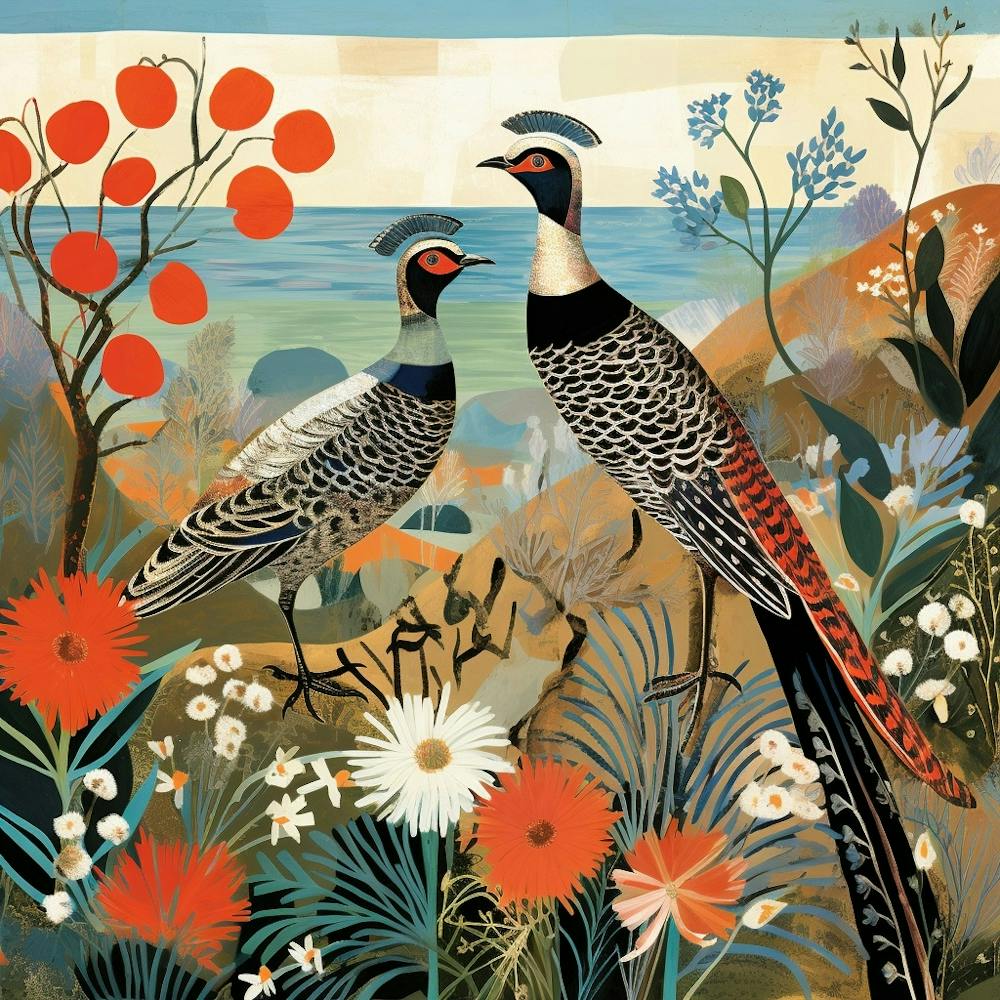 Bird In Nature Pheasant 6