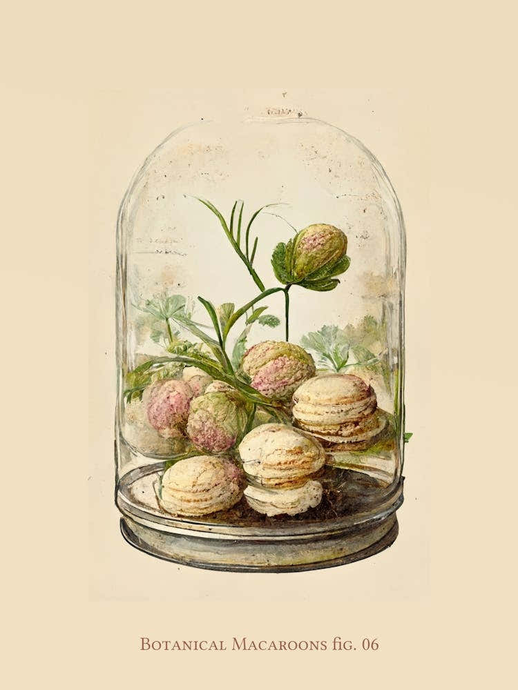 Vintage Botanical Macaroons 06