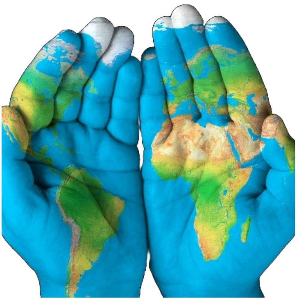 Hands Of The World Art Print by Ctv Ahlame – Fy!