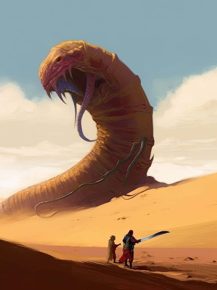 Dune Sandworm Desert