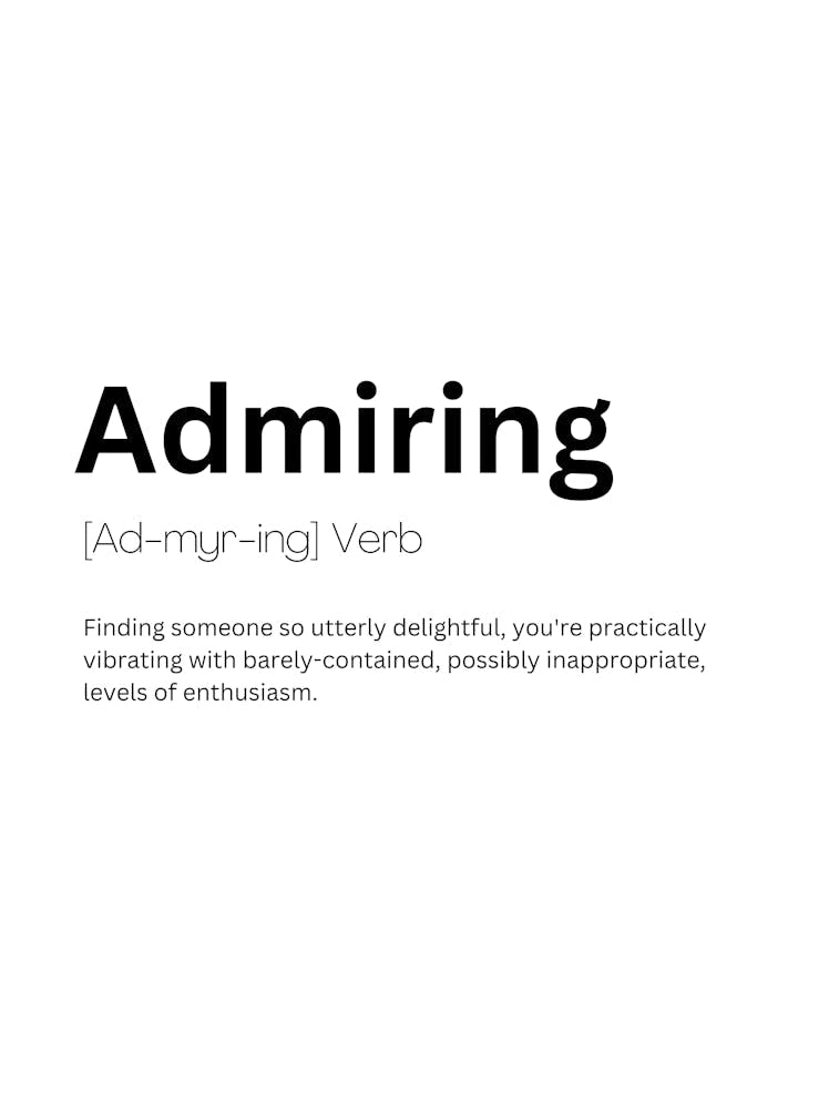 Admiring Definition Meaning 1
