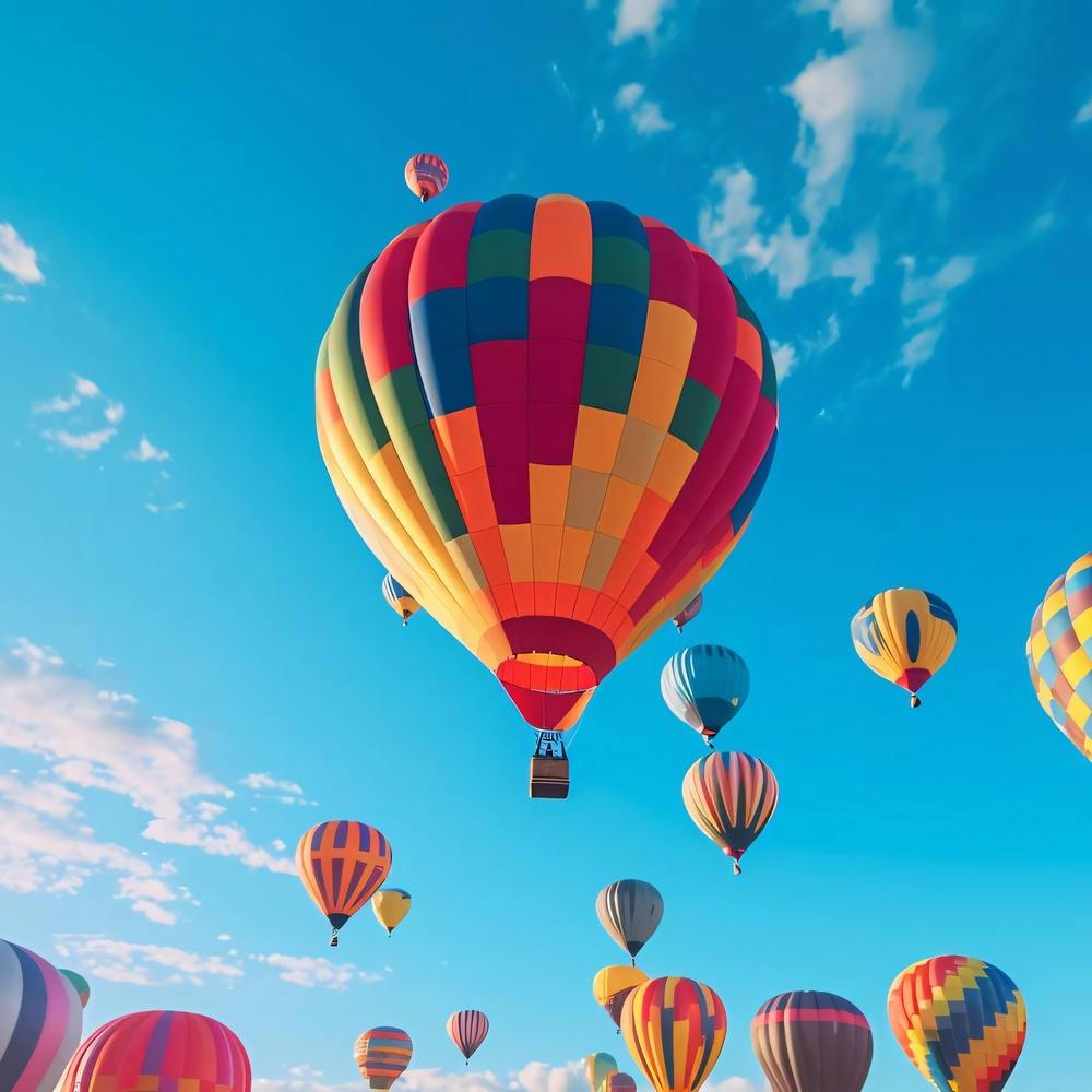 Hot Air Balloons In The Sky 8