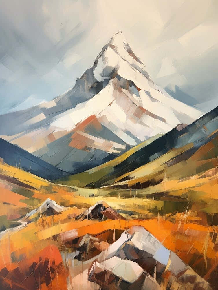 Ben Lui Scotland 3 Mountain Painting