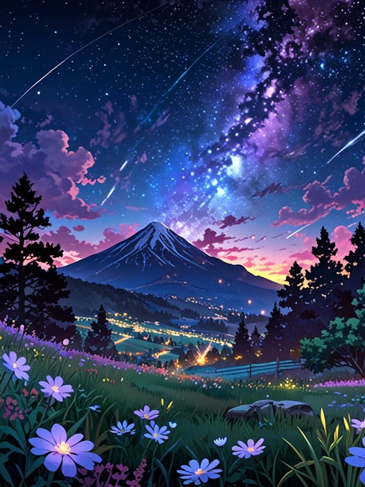 Night Sky Anime aesthetic 29