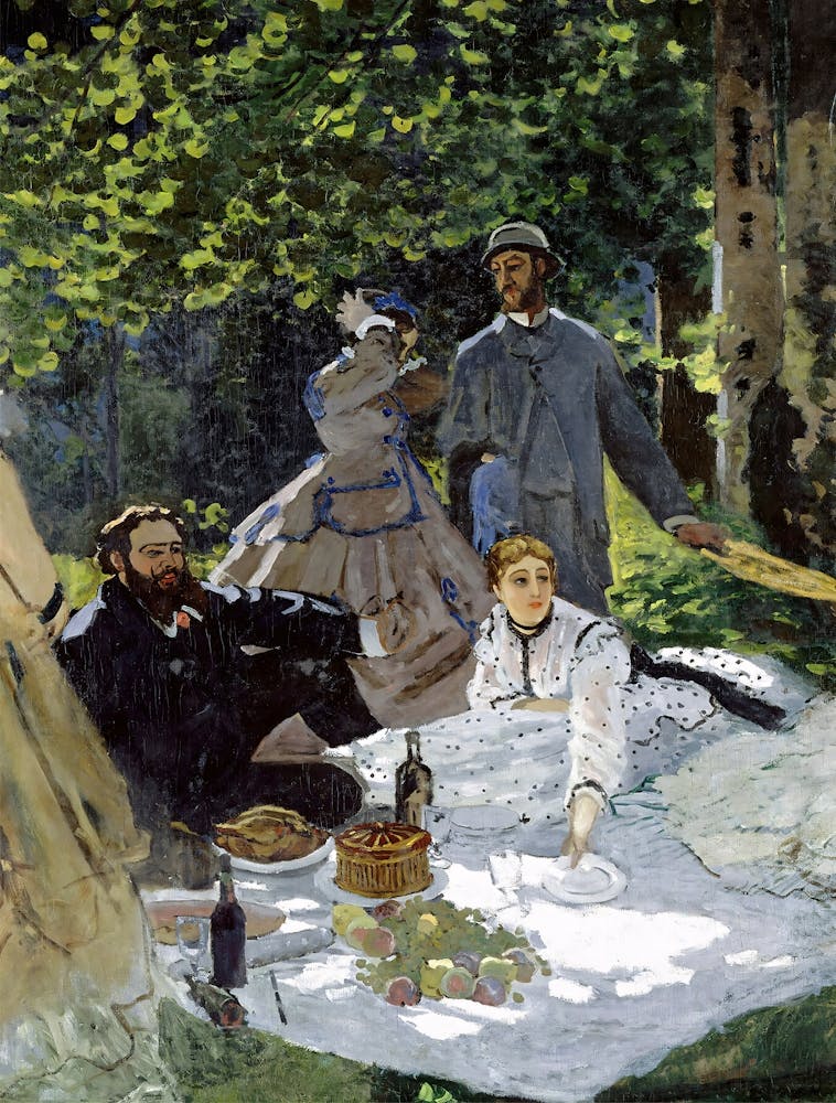 Claude Monet - Picnic In The Park