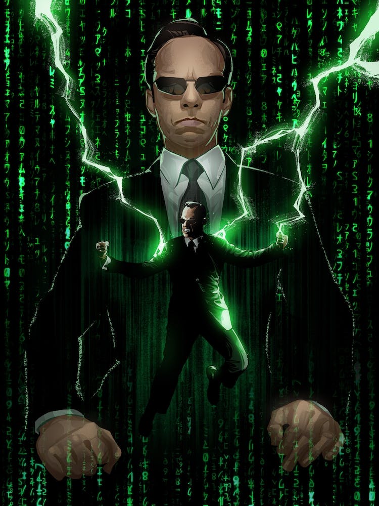 Matrix Agent Smith Lightning