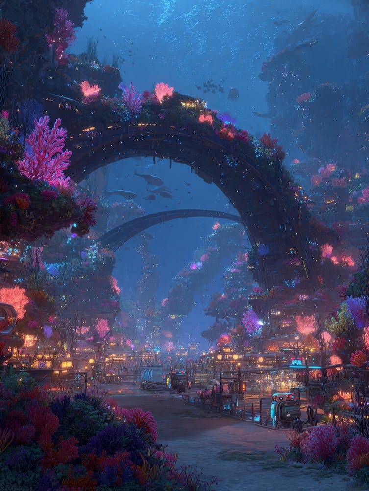 Aihrgdesign A Futuristic Underwater Research Facility Filled 1