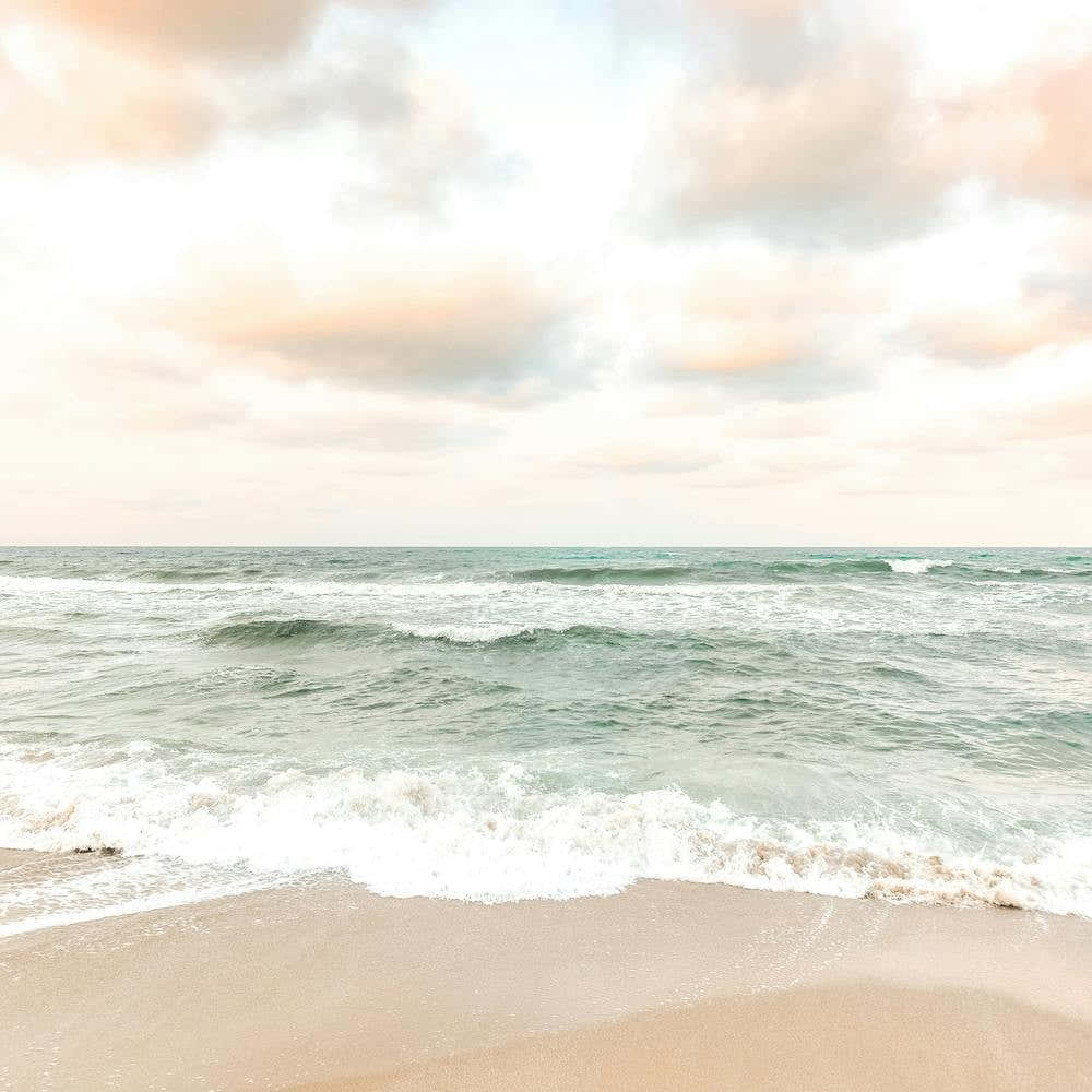 Beach Sunset Scenery Square