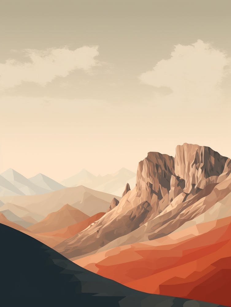 Dolomites Italy 1 Hiking Trail Landscape