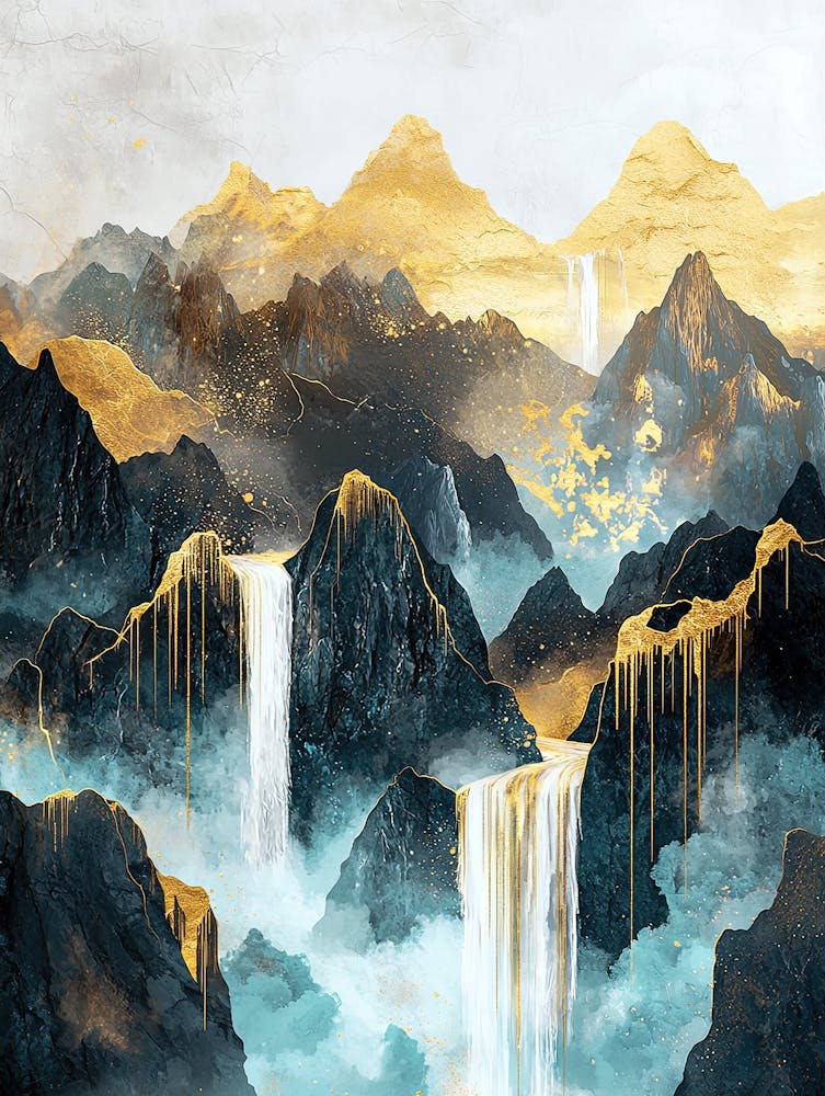 Rwenzori's Golden Peaks - Aerial Elegance