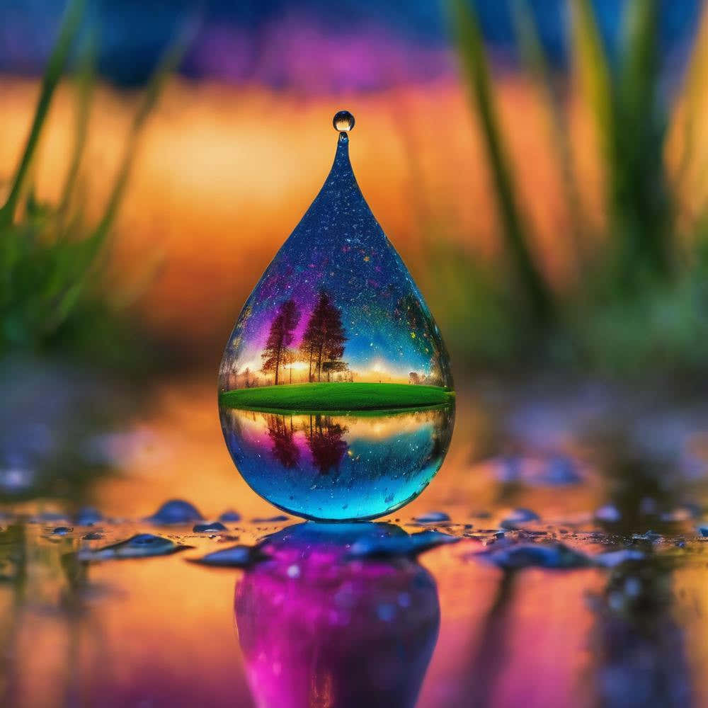 Water Drop Reflection
