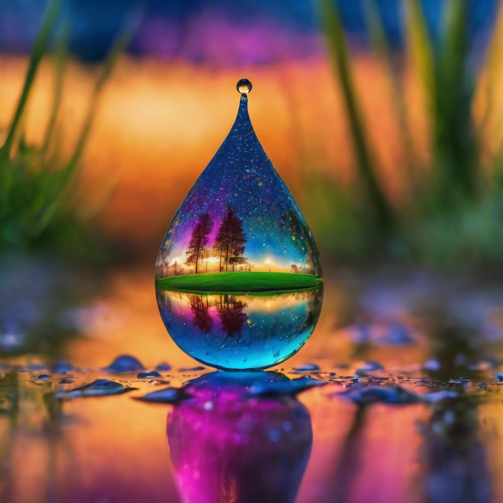 Water Drop Reflection