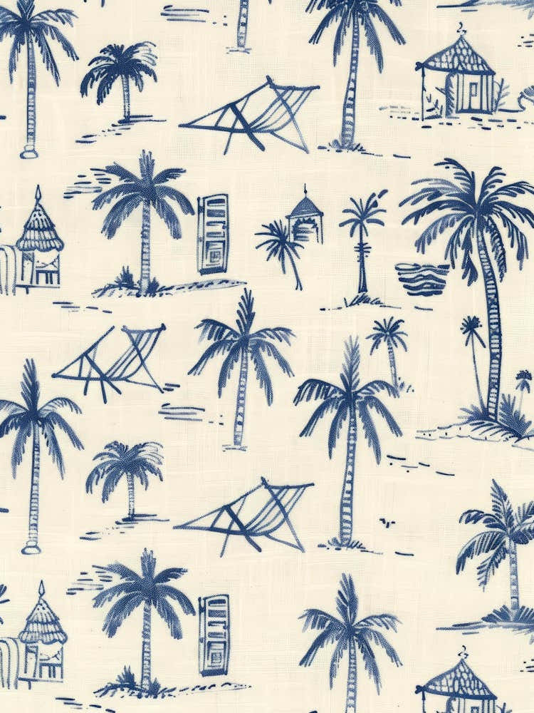 Palm Trees On The Beach 4