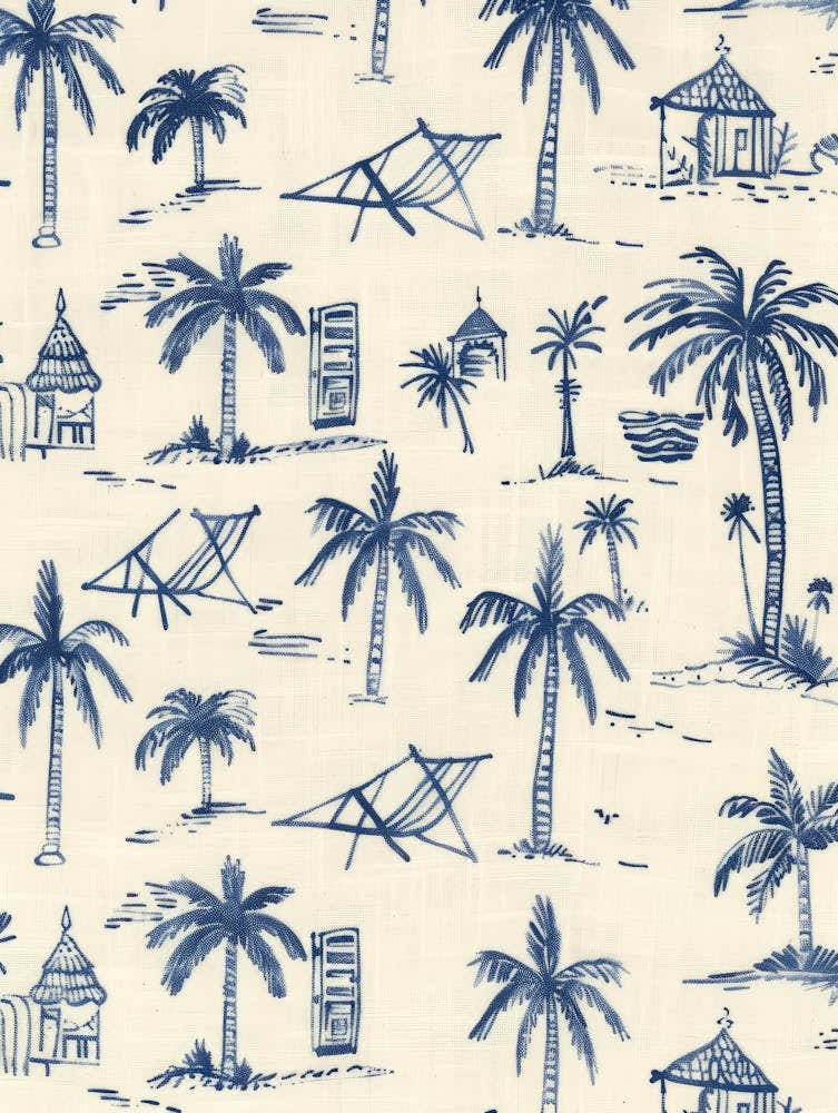 Palm Trees On The Beach 4