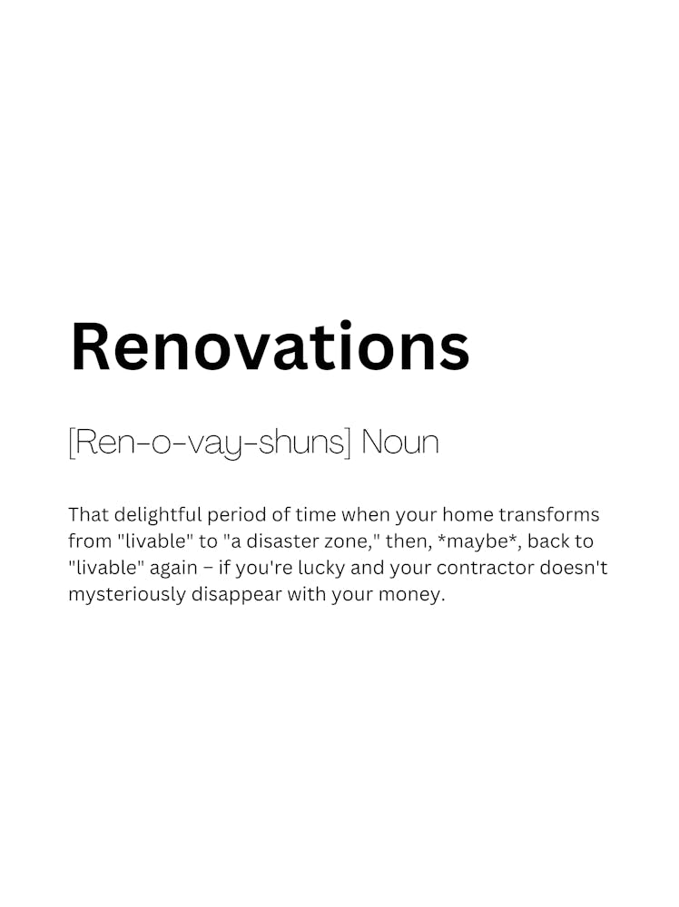 Renovations Definition Meaning 1