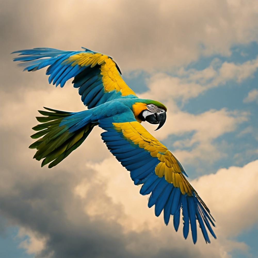Parrot In Flight 2