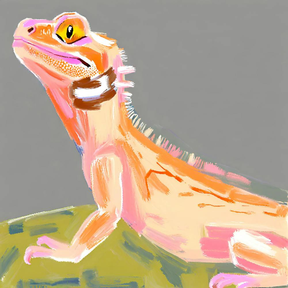 Bearded Dragon Lizard 01
