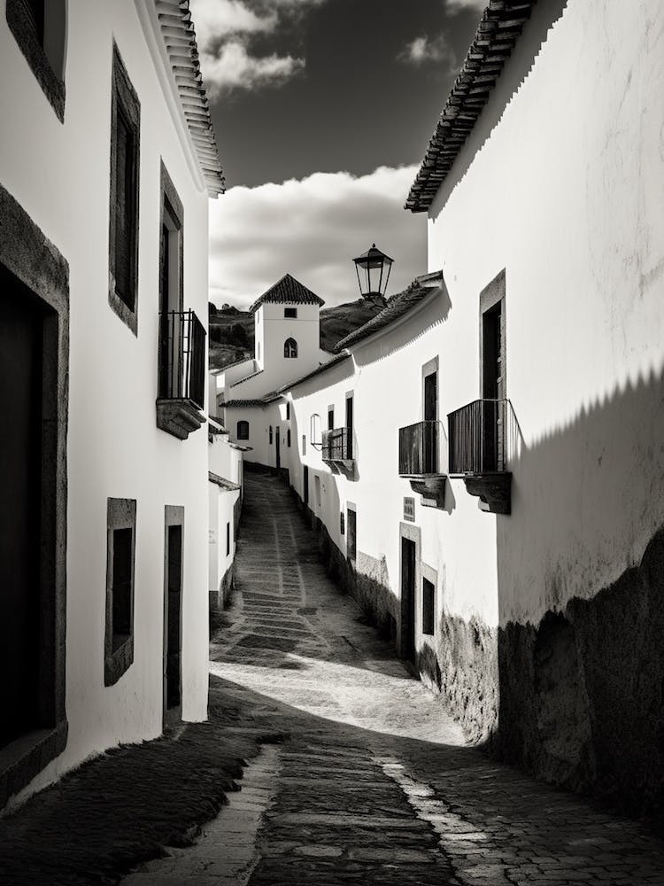 Ronda, Spain, Black And White Analogue Photography 1