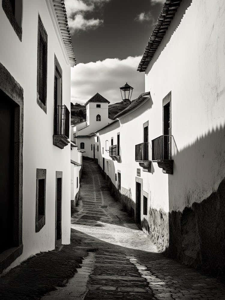 Ronda, Spain, Black And White Analogue Photography 1