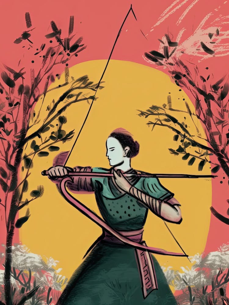 Female Samurai Onna Musha Illustration 1