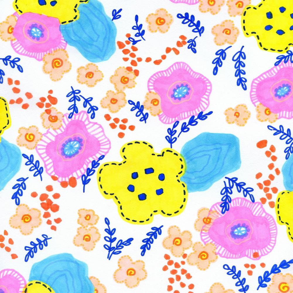 Pink and Yellow Flowers