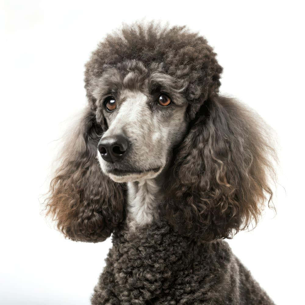 Poodle Dog Portrait