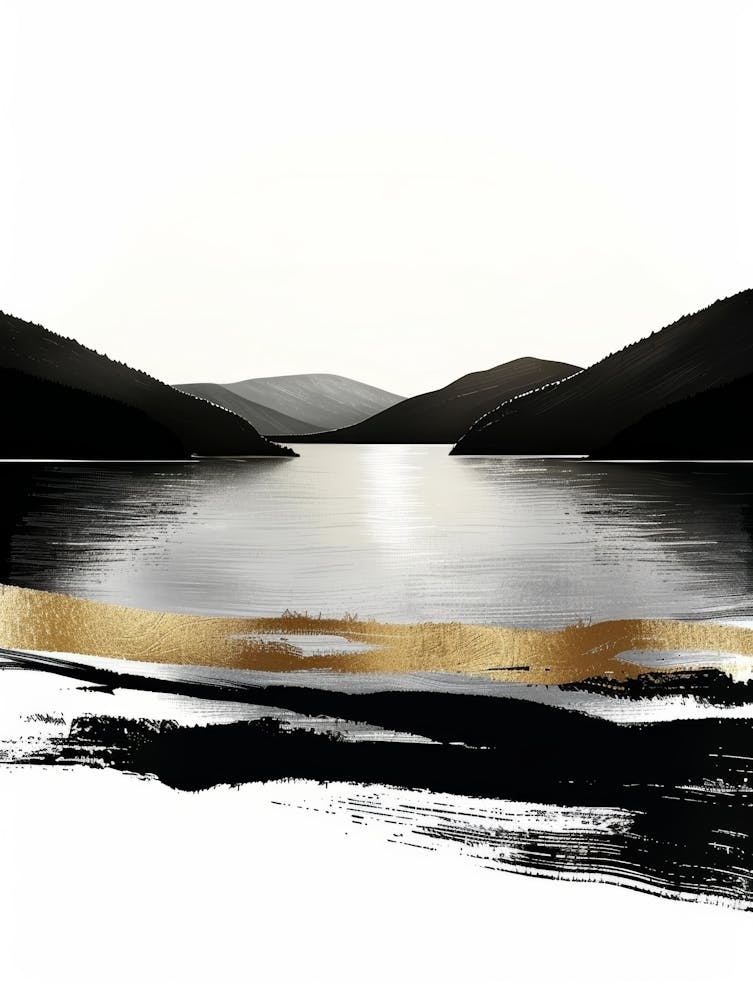 Black And Gold Canvas Print 61