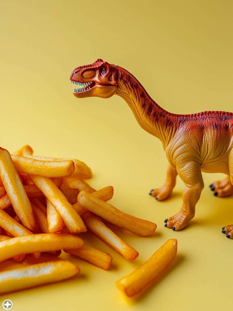 Toy Dinosaur & Fries 3