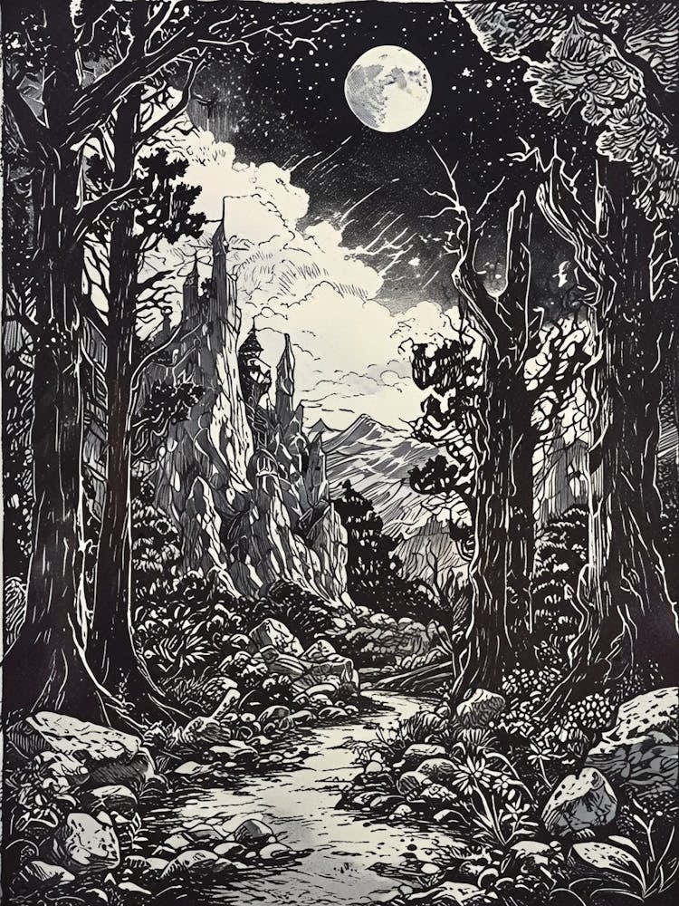 Forest And The Moon